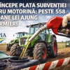 APIA începe plata subvenției pentru motorină: Peste 558 milioane lei ajung la fermieri